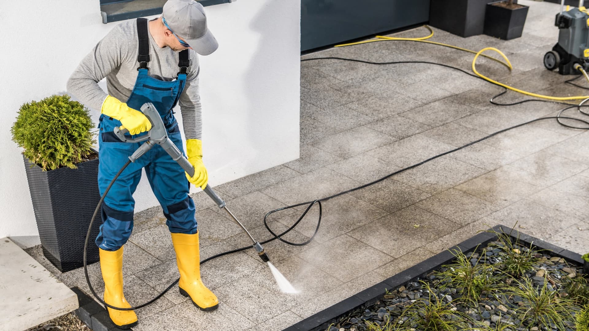 Pressure washing in St. Charles, IL